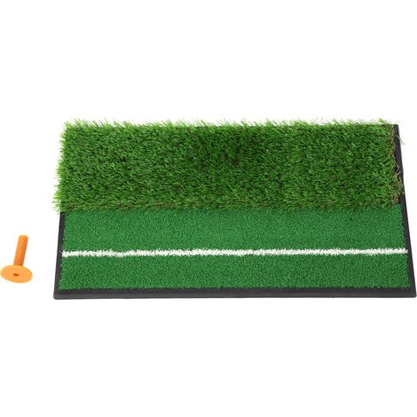 Tapis de pratique de golf portable 30x60cm en caoutchouc PP et PE, mini tapis d'entraînement de golf (1/5)