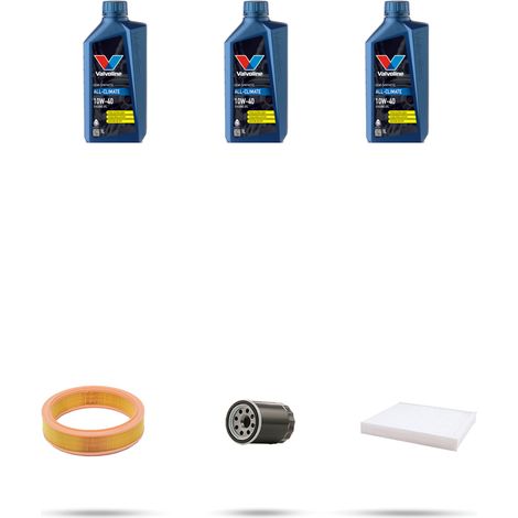 Kit tagliando 3 FILTRI e 3L OLIO compatibile con Fiat Punto II 1.2 Natural Power 44kw dal 2003 (1/5)