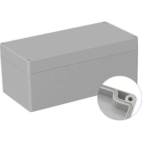 Boîtier à usage général RS PRO en ABS, 120 x 240.5 x 100.5mm, Gris IP66 ( Prix pour 1 ) (1/2)
