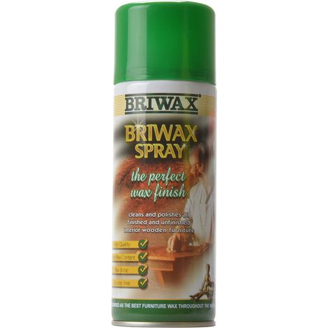 Briwax BW9301000018 Spray Wax Aerosol – 400ml, High-Quality Protective Finish for Wood and Surfaces (1/3)