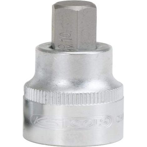 Douille tournevis 6 pans Longueur 55 mm x 4 mm