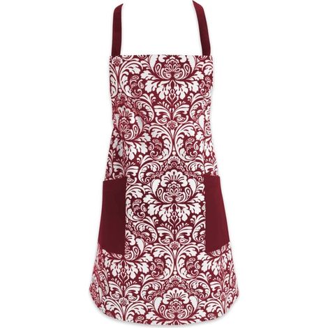 Grembiule da chef in cotone stampato con lacci in vita e tasca, per uomo e donna, accessorio alla moda - Crezuo