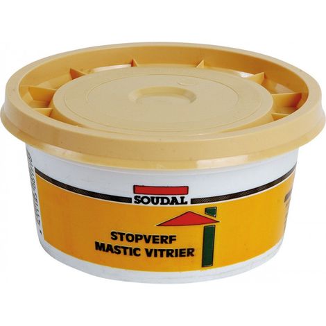 Mastic Vitrier Pot Tinte Natural 500g 6570042 - Outifrance
