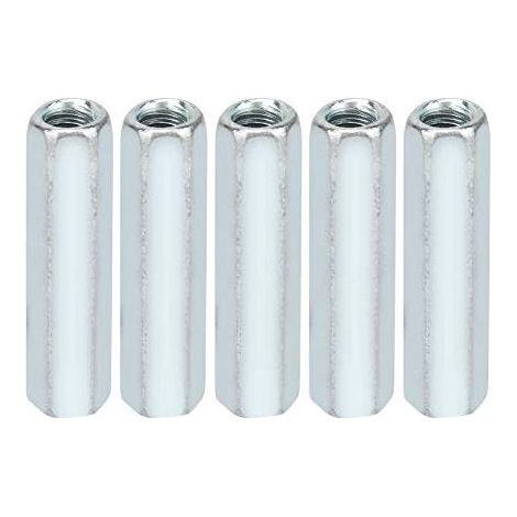 5 pièces Manchon M6 40mm, Écrou Hexagonal Écrou Long Tige de Hex Standoff Douille Écrou Fixations Filetées(M6 x 40mm) (1/5)