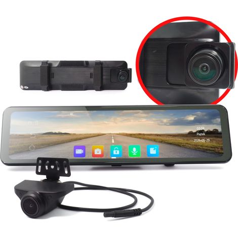 Cámara para espejo retrovisor de coche de 12" G1026 (1/5)