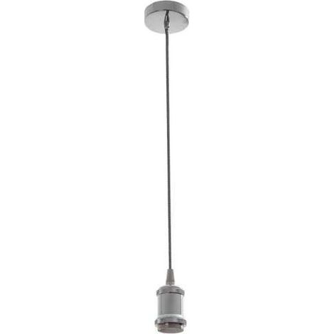 Colgante tripoli 1xe27 al.reg.xd.10cm cromo