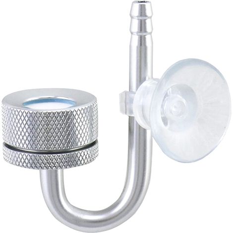 Diffuseur CO2 Aquarium, Diffuseur de Dioxyde de Carbone avec U Forme Tube et La Ventouse, pour Aquarium (1/5)