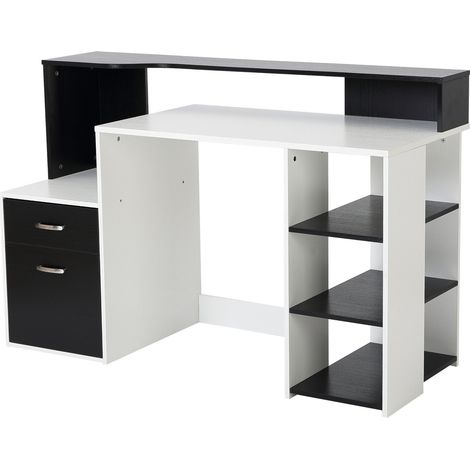 Bureau Informatique Ase Noir et Blanc (1/5)