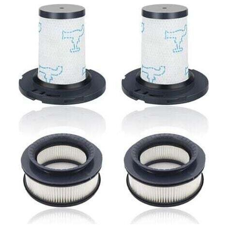 Filtre Aspirateur Réutilisable Compatibilité pour Rowenta X-Force Flex 11.60 12.60 14.60 15.60,Pièces de Rechange Filtre,2 Filtre Pré-Moteur + 2 Filtre Post-Moteur,Remplace ZR009007,ZR009008. (1/5)