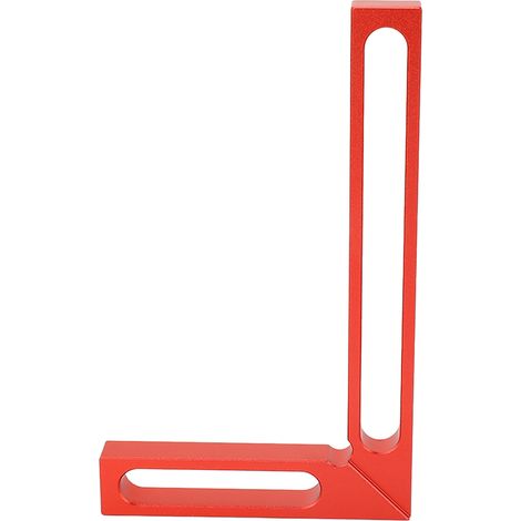 Winkelmesser L-förmig, Aluminiumlegierung, Höhenmessung, Anreißen, 90°-Winkelmesser für Holzbearbeitung, 160 mm / 6,3 Zoll (1/5)