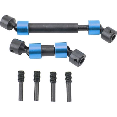 Arbre de transmission central cannelé universel en acier CVD pour Traxxas REVO 3.3 et Summit E REVO 2.0, bleu. (1/5)