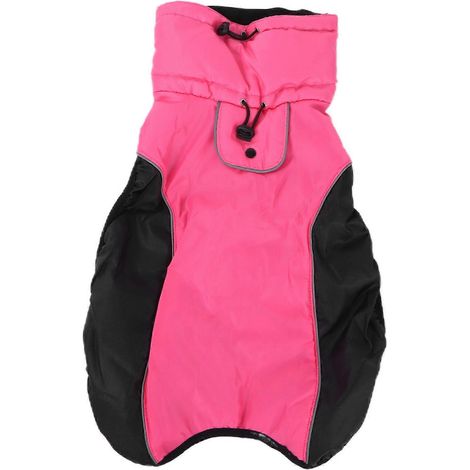 Imperméable chien respirant avec bandes réfléchissantes, veste imperméable ajustable pour grands chiens, manteau de pluie léger et sûr (1/5)