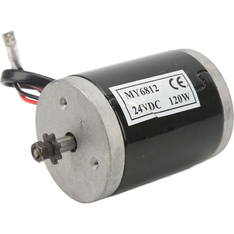 Moteur à chaîne haute vitesse MY6812 24 V 120 W CC avec 98 maillons, contrôleur de chaîne 25H et kit de petit moteur à balais (1/5)