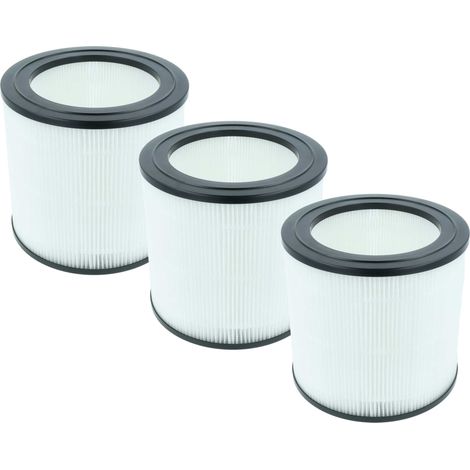 vhbw 3x H12 Filter kompatibel mit Philips AC0651, AC0650 Luftreiniger - Ersatz-Filter