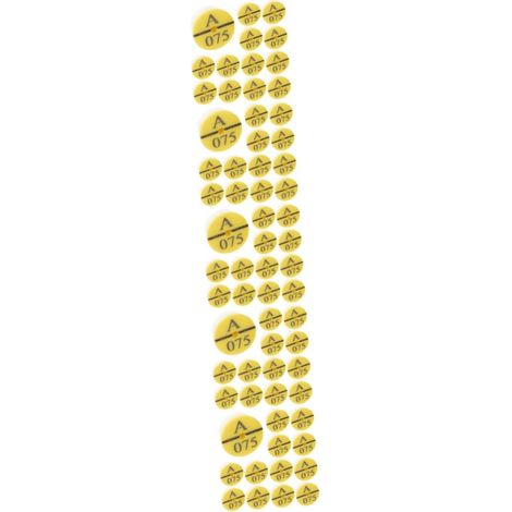 5 Ensembles Étiquettes D'Oreille De Lapin Étiquettes Anti-Mouches Pour Bovins Étiquettes D'Oreille Pour Vaches Étiquettes D'Identification Pour Bovins 50 pièces 5 (1/5)