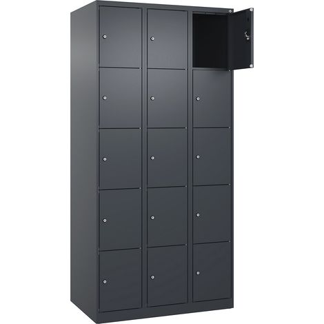 FRANKEL kaiserkraft, Vestiaire à cinq cases Evolo PLUS, 3 (1/3)