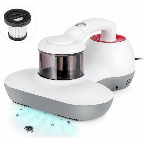 Aspirateur Anti-Acariens Portable 10KPa, Nettoyeur de Matelas et Canapé avec Stérilisation UV, Idéal pour Allergiques (1/4)