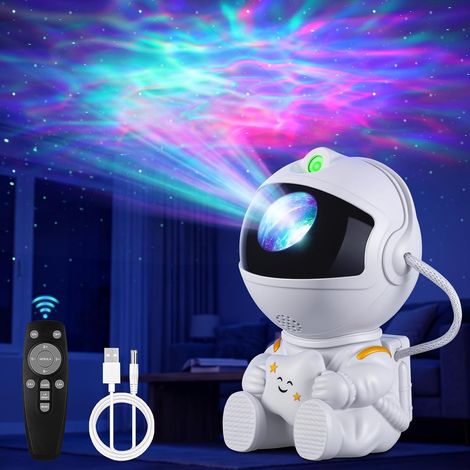 Astronaute Projecteur Ciel Étoilé, 8 Modes Nébuleuse, Rotation à 360° (1/5)