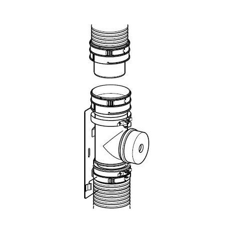 Vaillant Set 8: Raccordo a T DN 100 PP (MFB) per raccordo acqua di condensa DN 15, 0020042774