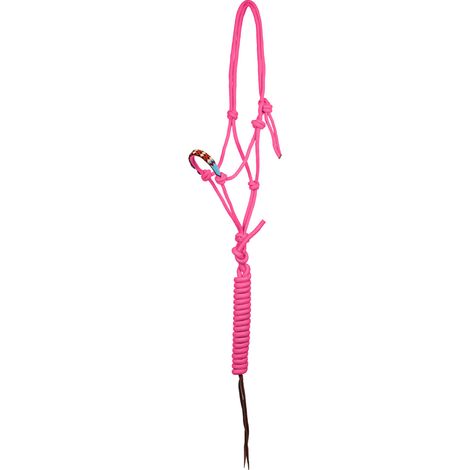 Pool's Capezza ROSA in corda con decorazioni perline c/lunghina (1/3)