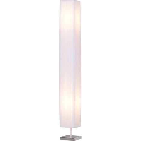 Lampadaire lampe sur pied de salon style moderne lampadaire sur pied avec interrupteur pour salon et chambre 120 cm blanc