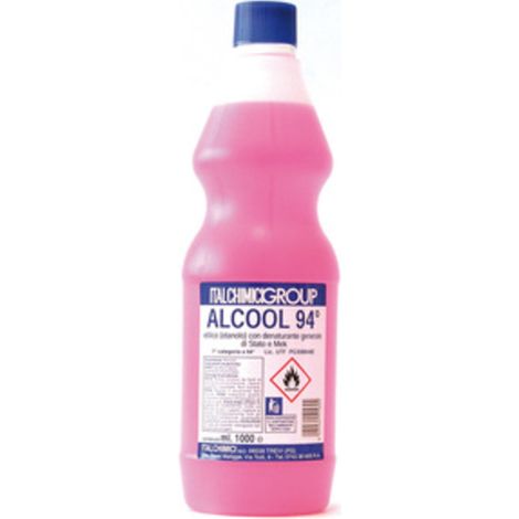 La Sovrana 1 lt di alcool etilico denaturato 94o solvente per gomma lacca restauro legno (1/2)