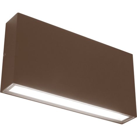 Applique led da parete mod. Madrid colore corten
