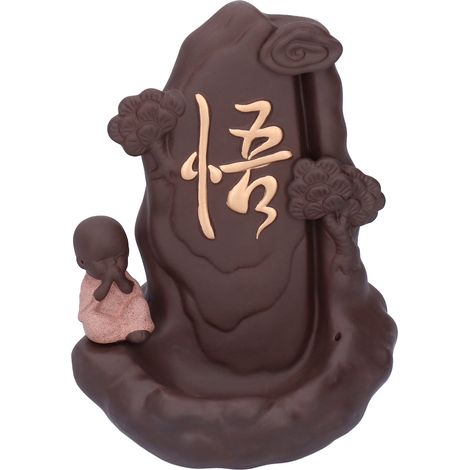 Rückfluss-Räuchergefäß mit kleiner Mönchsfigur (1/4)