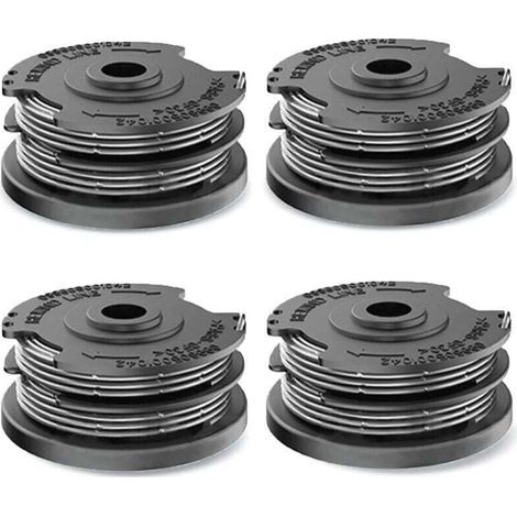 4 Stück Spulen mit Faden für Bosch Rasentrimmer, Ersatz-Nylonfaden-Spule für Bosch ART 24, 27, 30 und ART 30-36 LI (6,1 m x Ø1,65 mm) – F016800351 (1/4)