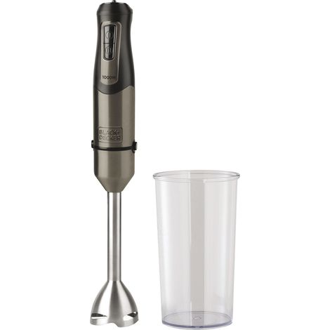Batidora de inmersión de acero inoxidable de 1000W BLACK+DECKER BXHB1000E