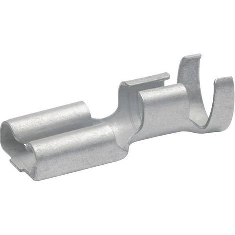 Cosse clip 6.30 mm x 0.80 mm Klauke 2730 180 ° non isolé laiton 1 pc(s) C007091