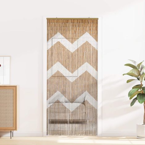 vidaXL  Insect Door Curtain  Multicolor 200 x 90 cm Bamboo