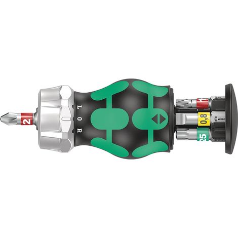 Wera 05008883001 Kraftform Kompakt Stubby magazine RA 1, 6 pieces