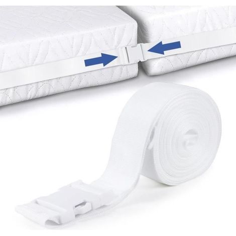 Support de Matelas-Pont de Lit pour Lits Doubles-Relie Deux Matelas pour Une Surface de Couchage Spacieuse-Support de Matelas-10M (1/4)