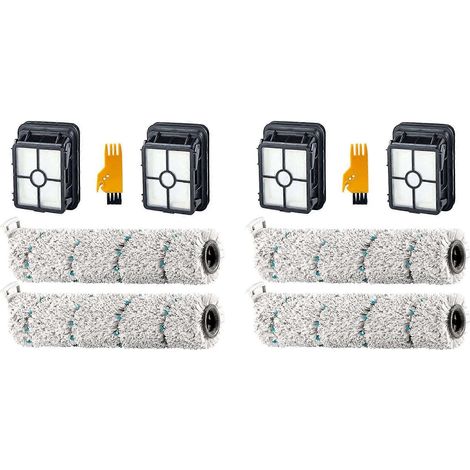 2er-Set für Bissell CrossWave Cordless Max 2554 2590 2593 Serie Multi-Oberflächen 2787 Bürstenrollen und 1866 Staubsaugerfilter (1/5)