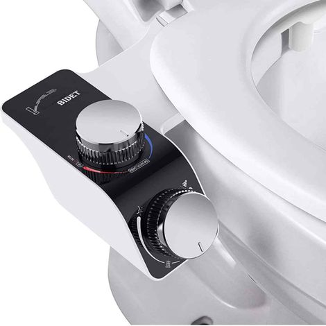 1 Kit bidet non électrique, double buse, eau chaude et froide, pression réglable, pour salle de bain (1/5)