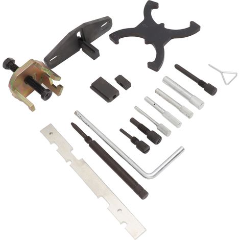 Motorsteuerzeitenwerkzeug 303 1097 Schwarze, rostbeständige Schicht aus Kohlenstoffstahl, Ersatzteil für Ford Focus (1/5)