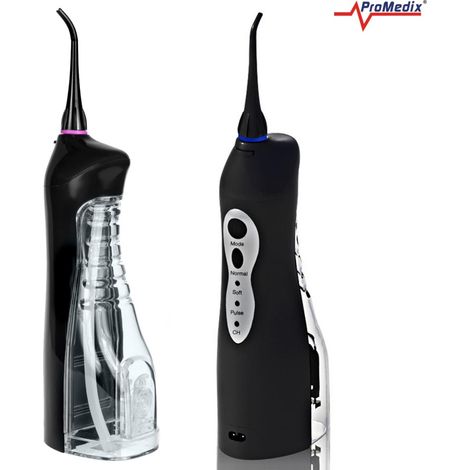 Promedix PR-770 Dental-Irrigator, kabellos, IPX7 Schwarz