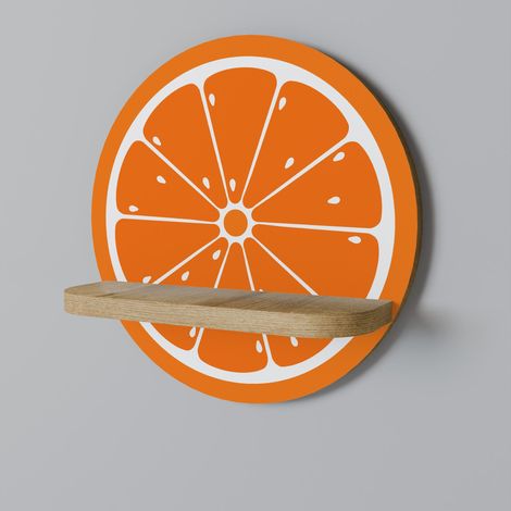 NARANJA JUGOSA Estante redondo (1/5)