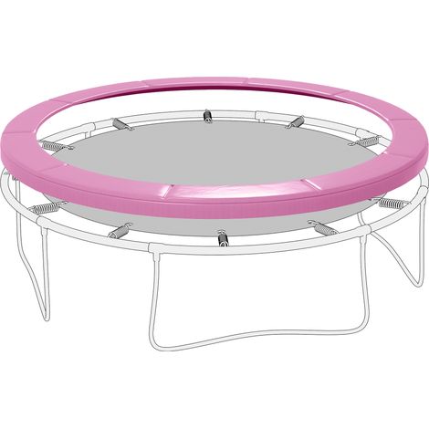 Bordure de rechange pour trampoline, imperméable et indéchirable, Ø 366 cm, rose