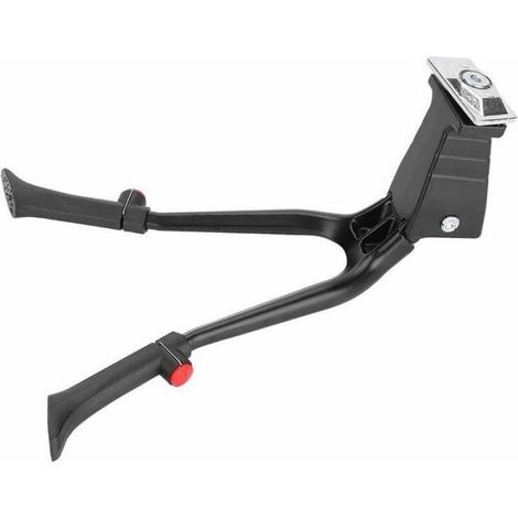 Béquille De Vélo - Double Pied Réglable Sans Outils - Pour Vélos 24 À 28 Pouces - Hauteur 35,5 Cm - Antidérapant (1/4)