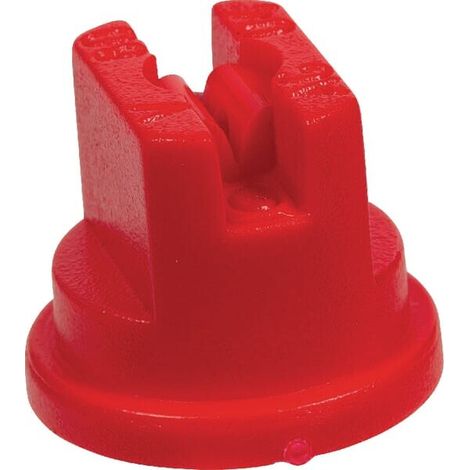 Tobera est谩ndar doble chorro plano SF 80掳 04 rojo pl谩stico ASJ ASJ SF08004
