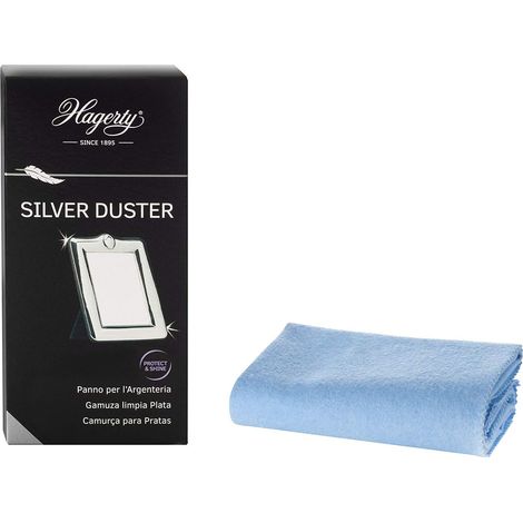 SILVER DUSTER - Panno per pulire l’argento con antiossidante 55x35cm HAGERTY (1/4)