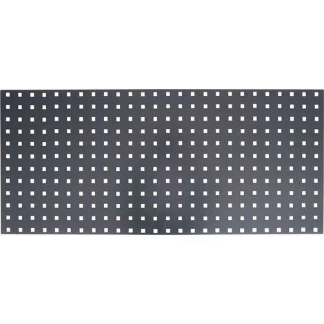 [NEUWERTIG] B-Ware Stier Lochplatte Wandplatte Für Werkstattwand Anthrazitgrau 1000 X 450 Mm Stahl