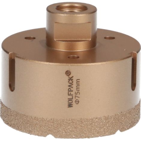 Corona Diamante M14 Ø 75 mm. (1/3)