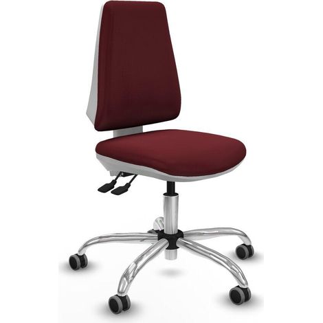 Piqueras y Crespo Silla de Oficina Ergonómica Granate (1/3)