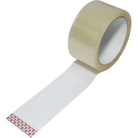 1 Rolle Paketband Packband transparent Standard 50mm x 66m Paketklebeband low noise
