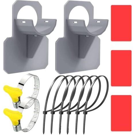 2 Support de tuyau pour piscine,support de tuyau de piscine,protection anti-torsion en plastique,anti-déchirure, anti-entraînement, pour tuyaux piscine de dans les 38 mm (1/5)