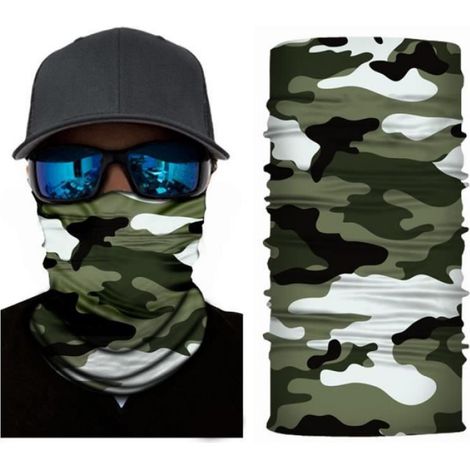 Cagoule Tour de cou 25 x 30 cm - Polyester - Léger Extensible - Multifonctionnel En Plein Air - 4 Pièces (1/4)