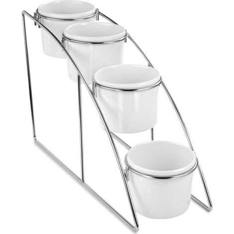 Présentoir Buffet Inox pour 4 Cruches  - Pujadas